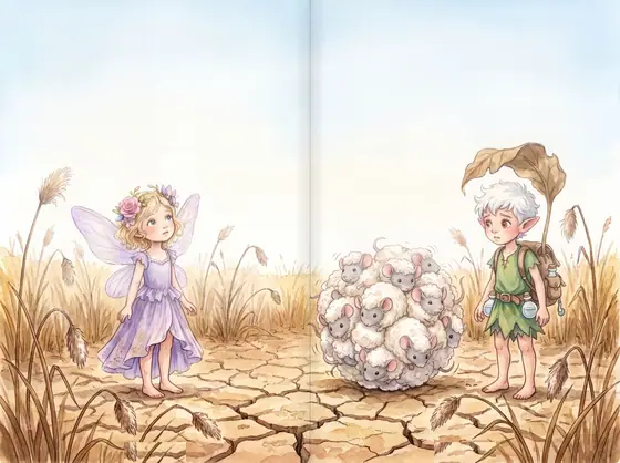 Aus „Elena und die durstige Wiese“