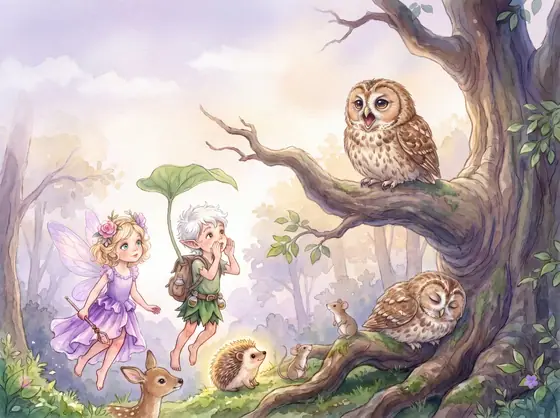 Aus „Elena und die Eule, die den Tag verschlief“