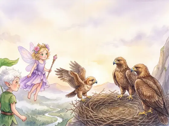 Aus „Elena und der Adler, der nicht springen wollte“