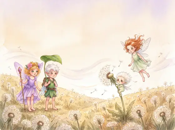 Aus „Elena und die Pusteblume, die nicht loslassen konnte“
