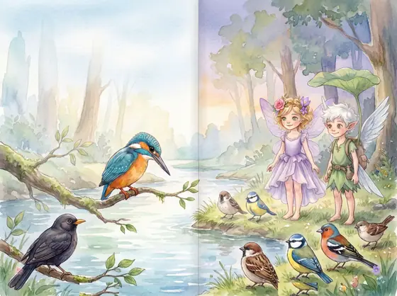 Aus „Elena und der blaueste Vogel“